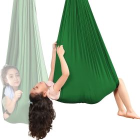 1pc Indoor Therapy Sensory Swing For Kids; Outdoor Room Adjustable Fabric Hammock For Children Teens Autism; ADHD; Aspergers; Sensory Integration (Color: Sky Blue)